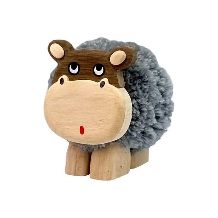 2Kids Toys Dřevěná figurka XL pompon Hroch