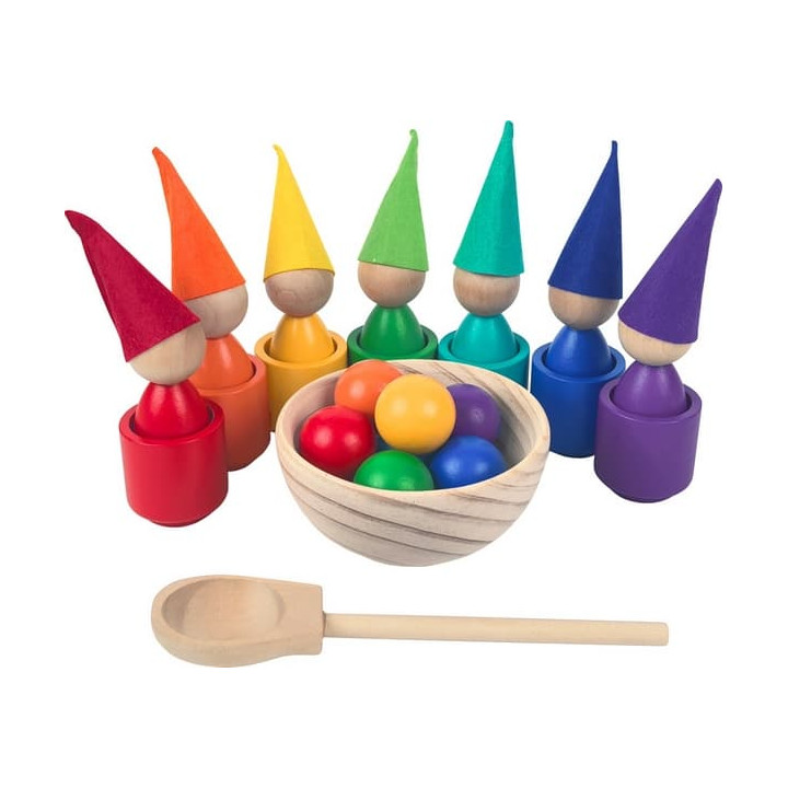 2Kids Toys Duhové panenky s míčky 7 barev