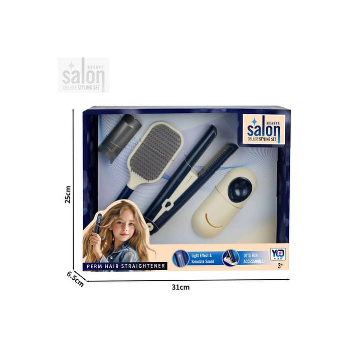 Bavytoy Vlasový salon s žehličkou
