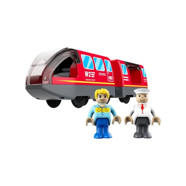 2Kids Toys Elektrický městský vlak červený