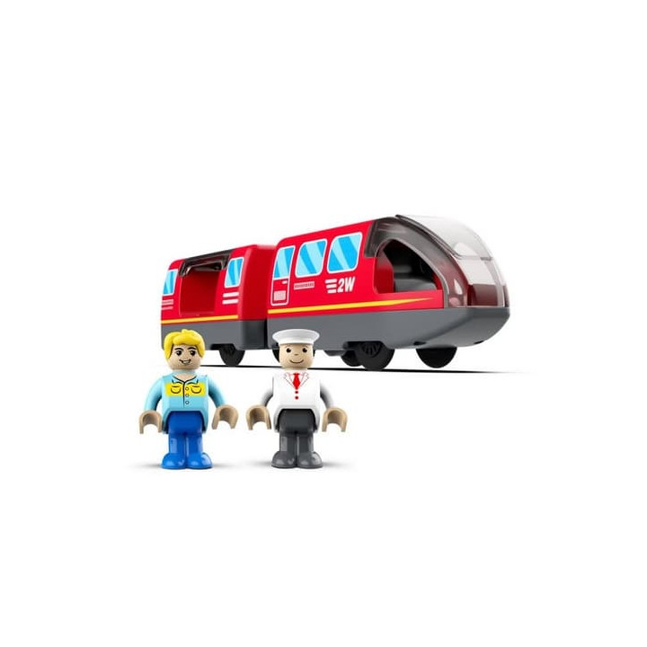 2Kids Toys Elektrický městský vlak červený