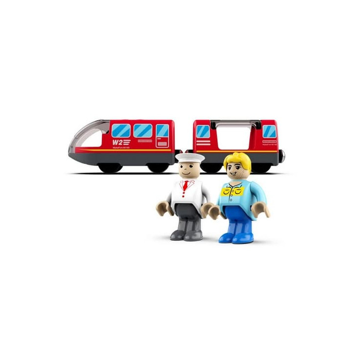 2Kids Toys Elektrický městský vlak červený