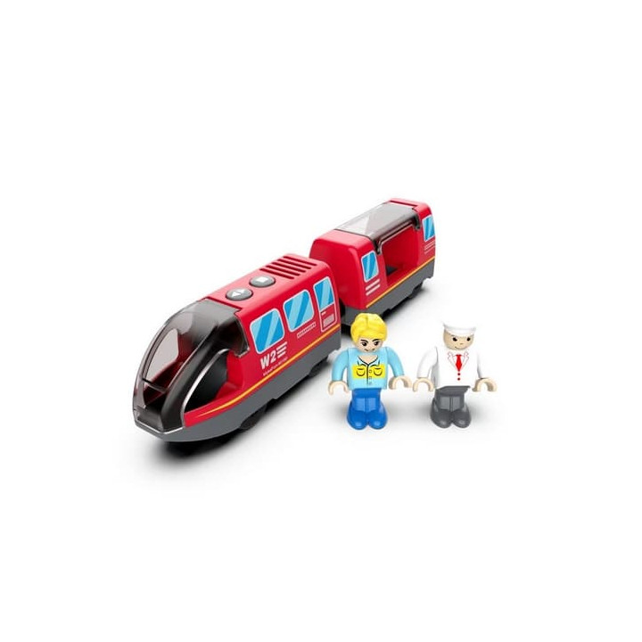 2Kids Toys Elektrický městský vlak červený