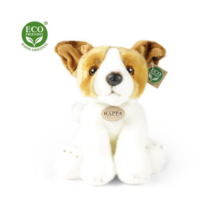 Plyšový pes Jack Russell teriér sedící 30 cm ECO-FRIENDLY