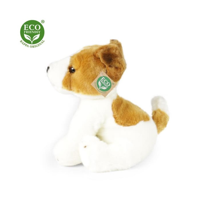 Plyšový pes Jack Russell teriér sedící 30 cm ECO-FRIENDLY