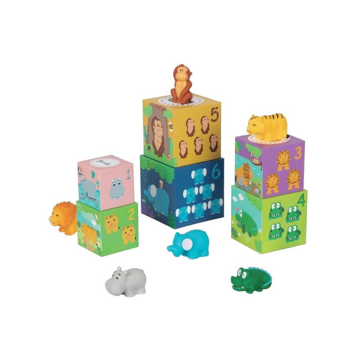 2Kids Toys Kostky se zvířátky Safari