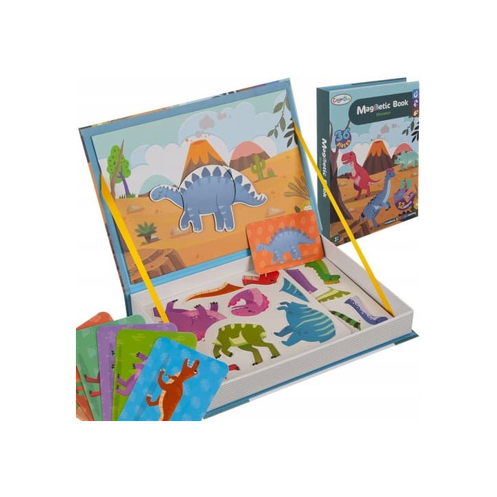 Magnetické puzzle dinosaurus
