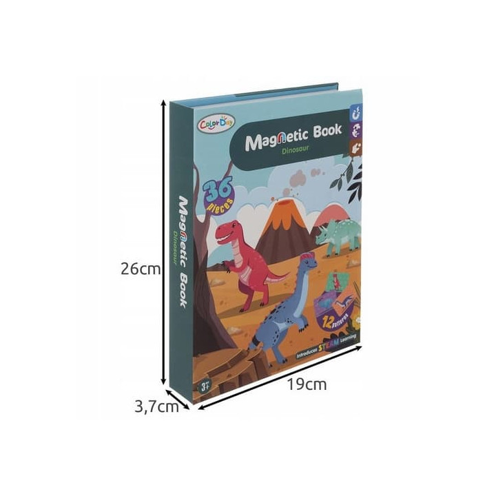 Magnetické puzzle dinosaurus
