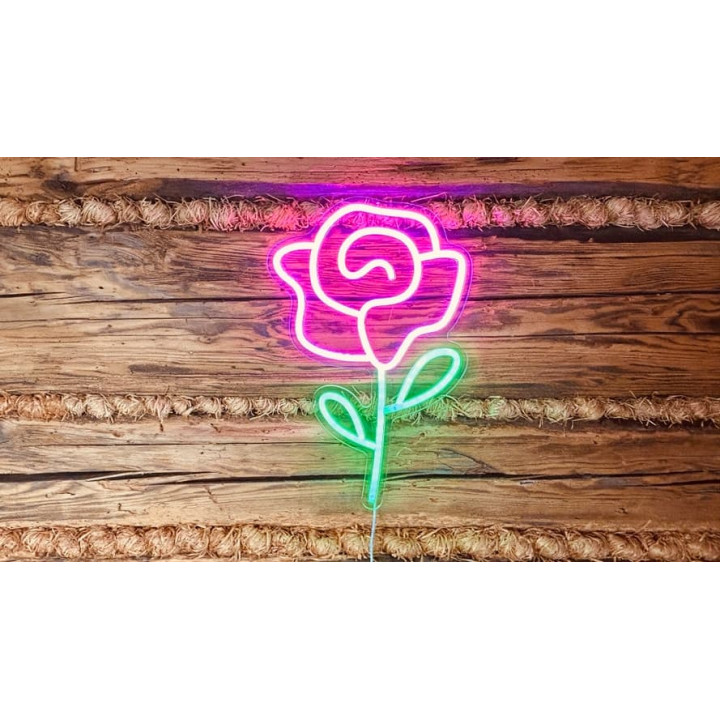 2Kids Toys LED NEON LIGHT lampička Růže