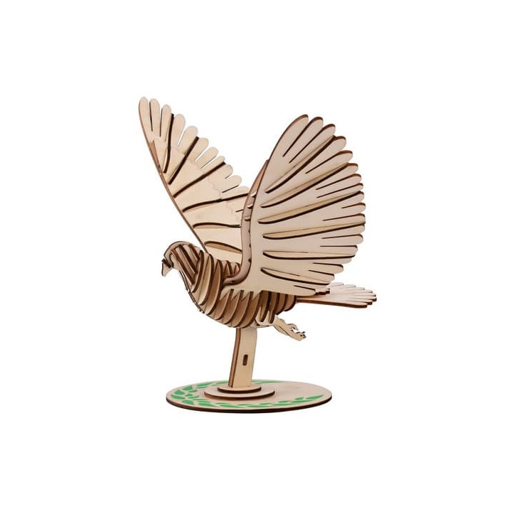 Woodcraft Dřevěné 3D puzzle Holub