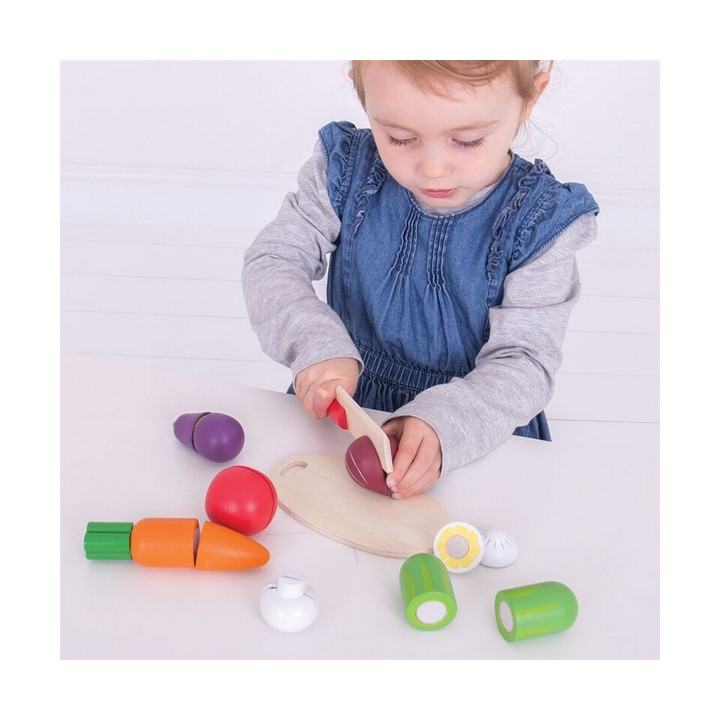 Bigjigs Toys Krájecí zeleniny v krabičce