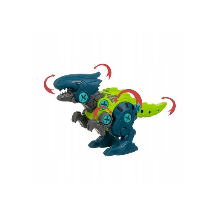 Stavebníce - šroubovací dinosauři, sada 4 v 1 se šroubovákem