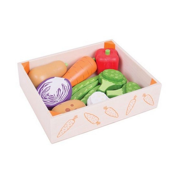 Bigjigs Toys Krabička se zeleninou