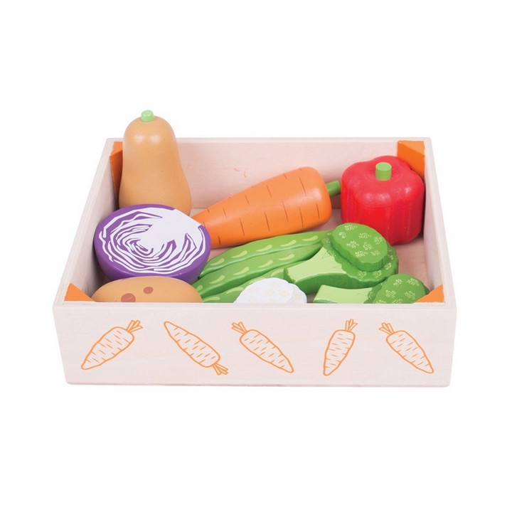 Bigjigs Toys Krabička se zeleninou