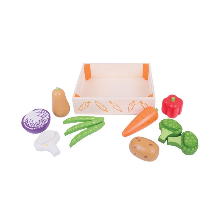 Bigjigs Toys Krabička se zeleninou