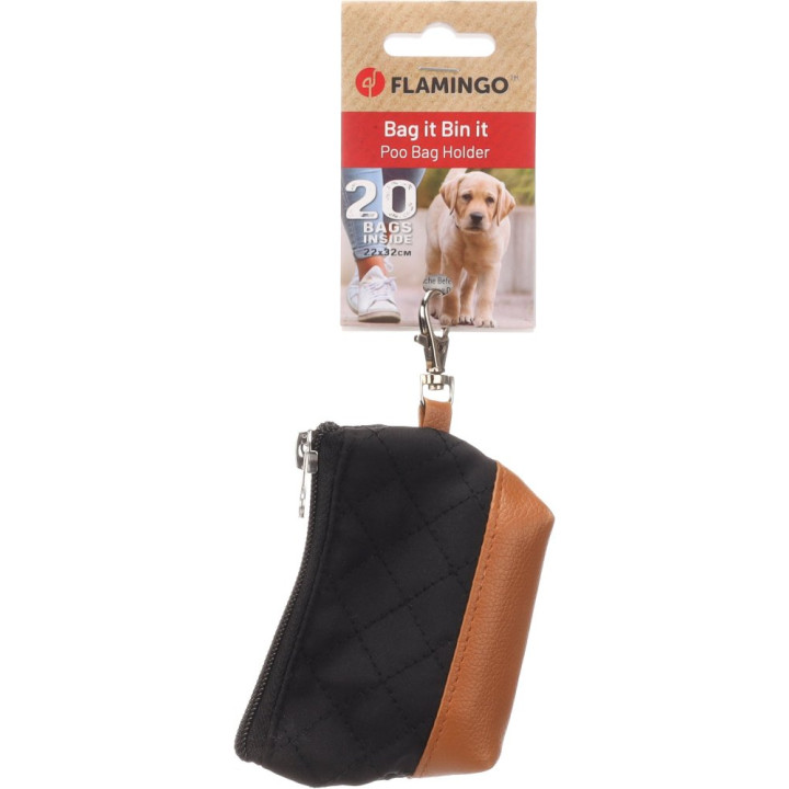Flamingo Cellie Taštička na sáčky černá