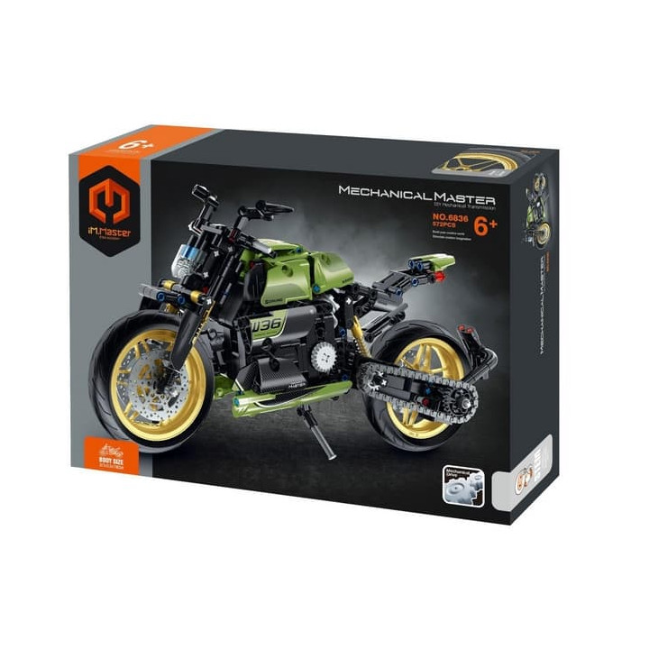 Stavebnice iM.MASTER motorka plast 572 dílků v krabici