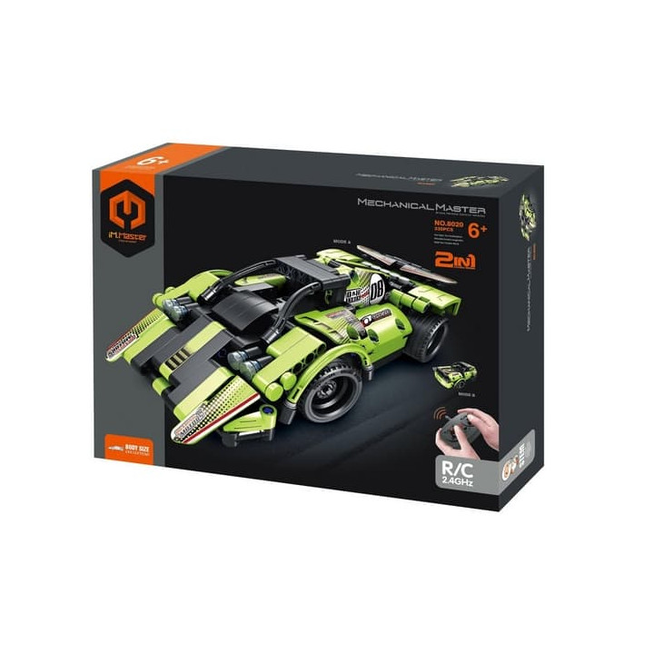 Stavebnice iM.MASTER auto RC 2v1plast 2,4GHz 335 dílků