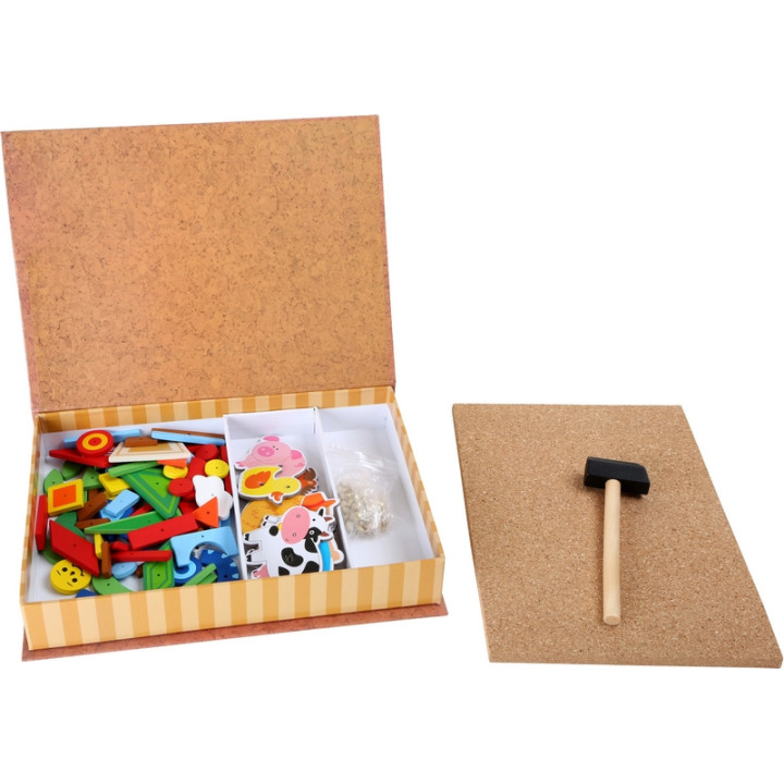 Small Foot Dřevěná kreativní hra farma