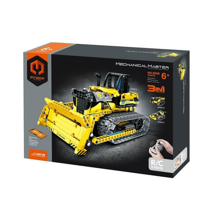 Stavebnice iM.MASTER 3v1 programovatelný stavební stroj RC plast 2,4GHz v krabici