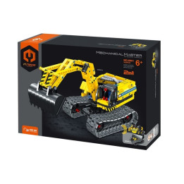 Stavebnice iM.MASTER bagr/robot 2v1 plast 342 dílků