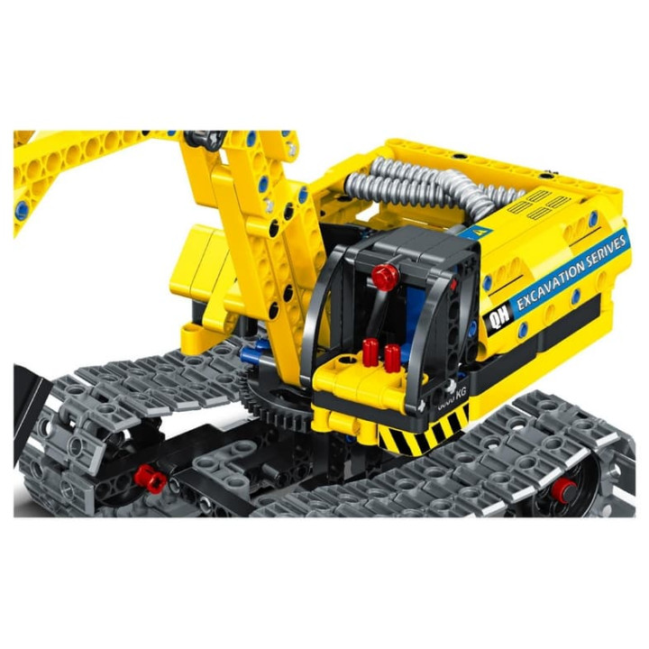 Stavebnice iM.MASTER bagr/robot 2v1 plast 342 dílků