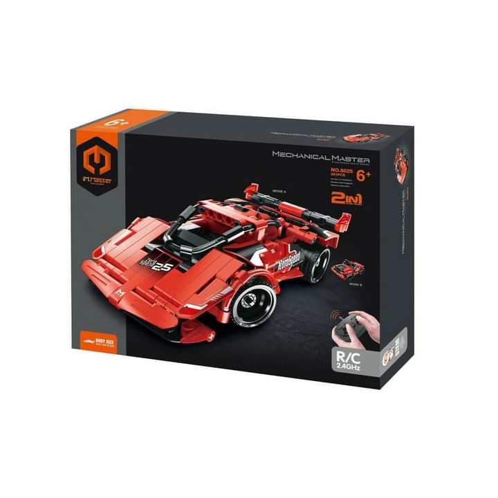 Stavebnice iM.MASTER auto RC 2v1plast 2,4GHz 351 dílků na baterie