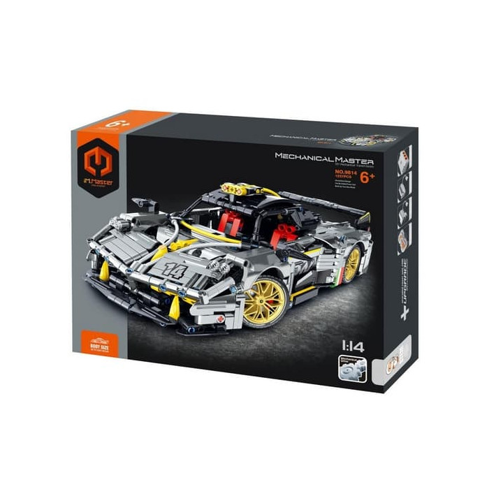 Stavebnice iM.MASTER auto s mechanickým pohonem plast 1237 dílků