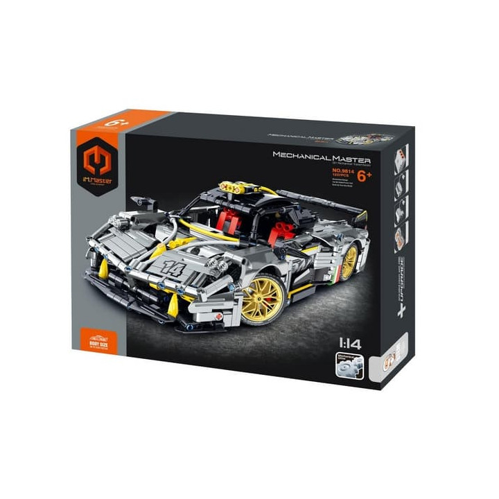 Stavebnice iM.MASTER auto s mechanickým pohonem plast 1237 dílků