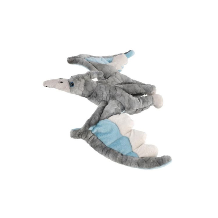 Pterosaur dinosaurus plyš 29x18cm šedivý