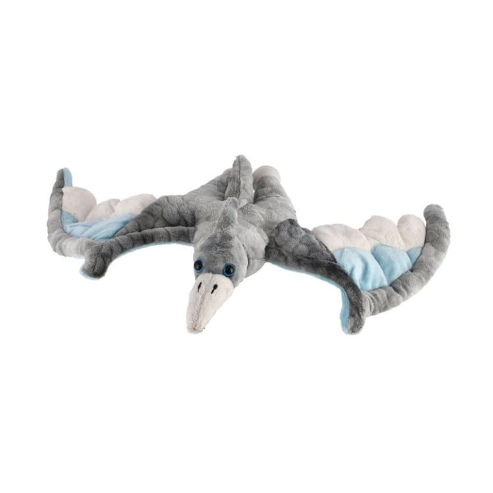 Pterosaur dinosaurus plyš 29x18cm šedivý