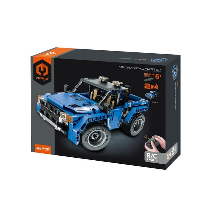 Stavebnice iM.MASTER terénní auto RC skládací plast 2,4GHz 353 dílků na baterie