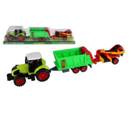 Traktor s vlekem a pásem 56cm na setrvačník