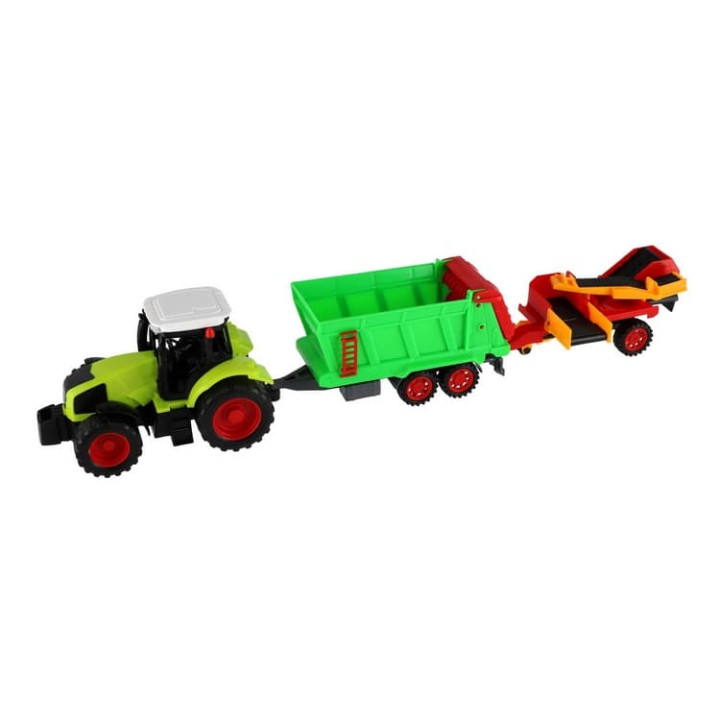 Traktor s vlekem a pásem 56cm na setrvačník