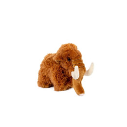 Mamut plyš 10x17cm hnědý