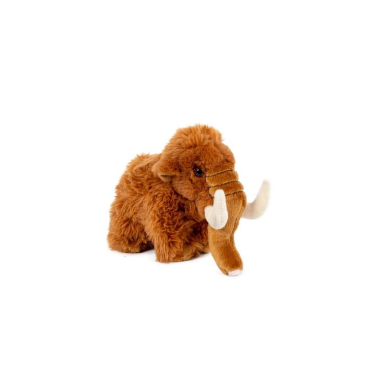 Mamut plyš 10x17cm hnědý