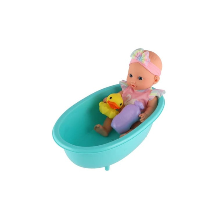 Panenka miminko 26cm s vaničkou a doplňky