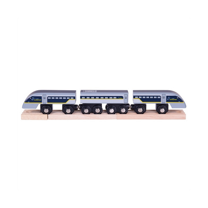 Bigjigs Rail Rychlík Eurostar E320 + 3 koleje