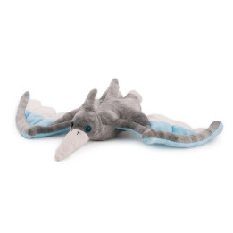 Pterosaur dinosaurus plyš 40x28cm šedivý