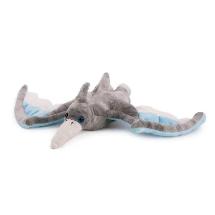 Pterosaur dinosaurus plyš 40x28cm šedivý