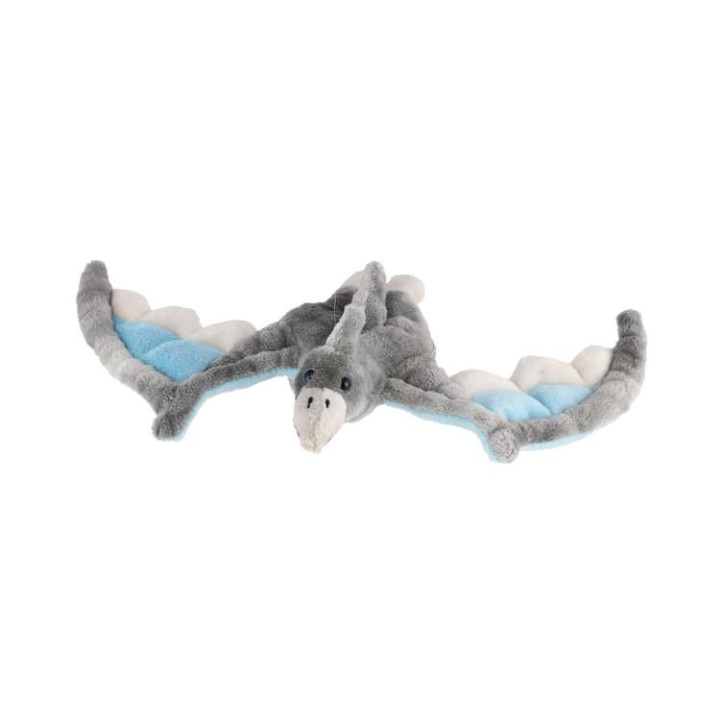 Pterosaur dinosaurus plyš 40x28cm šedivý