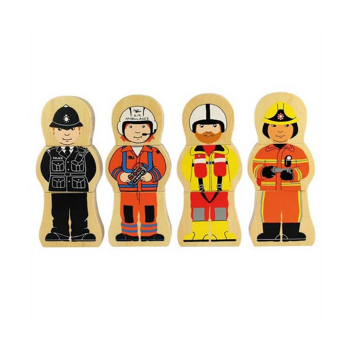 Bigjigs Toys Dřevěné puzzle profese