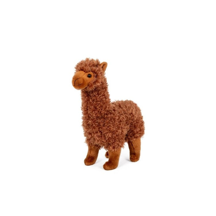 Lama Alpaka plyš 30cm hnědá