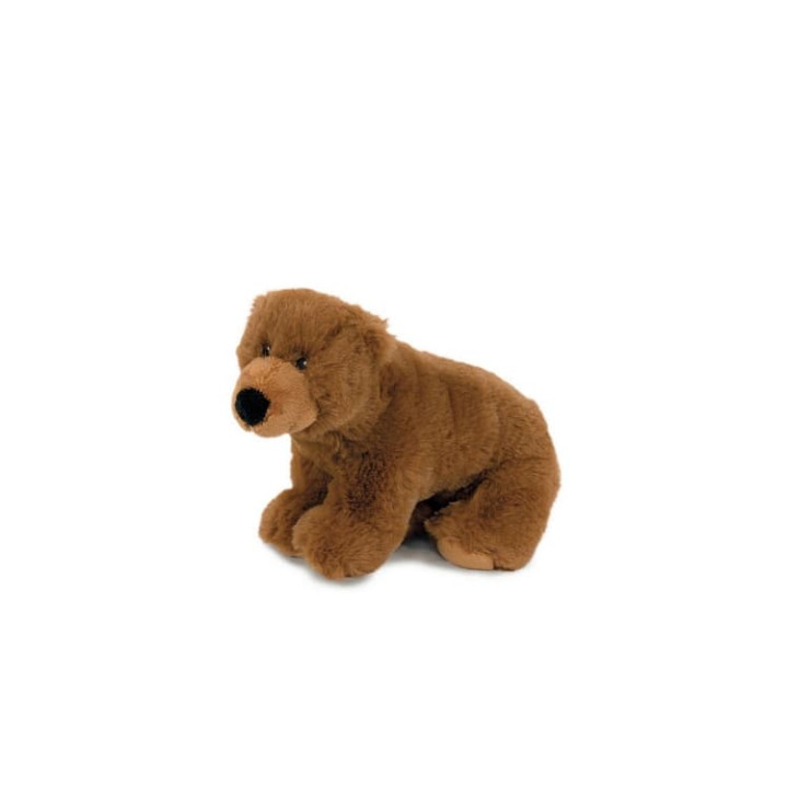 Medvěd hnědý plyš 20x13cm plněný kuličkami