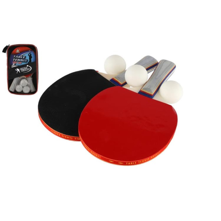 Sada stolní tenis ping pong 2ks pálky + 3 míčky