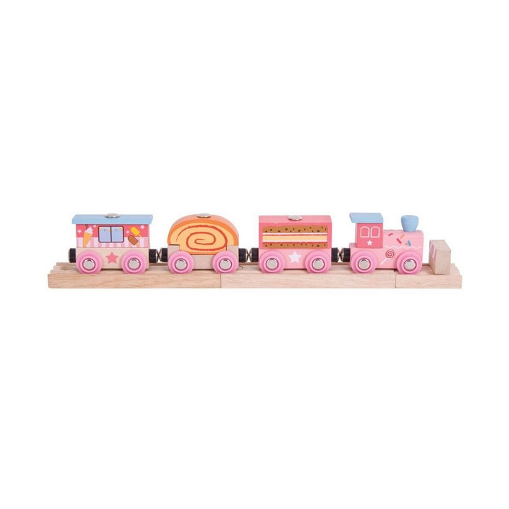 Bigjigs Rail Sladký expres + 3 koleje