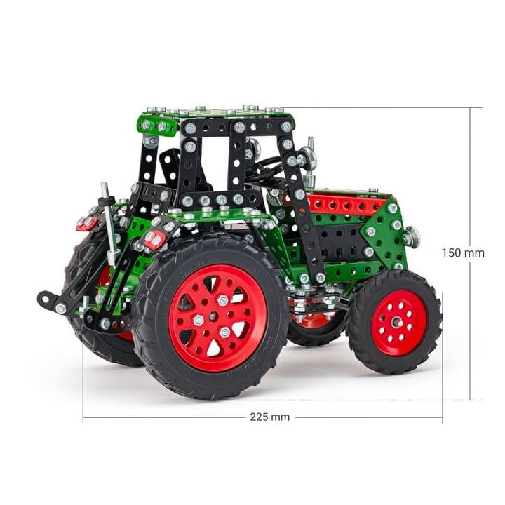 Merkur - Traktor 4x4 zelený, 567 dílků