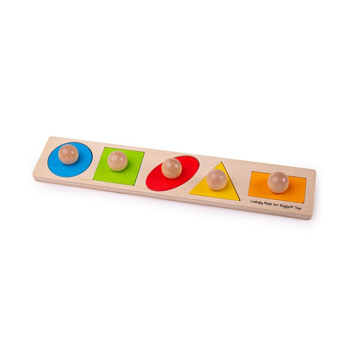 Bigjigs Baby Vkládací puzzle tvary