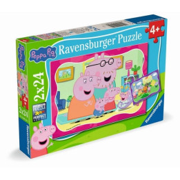 Puzzle Prasátko Peppa 2x24 dílků