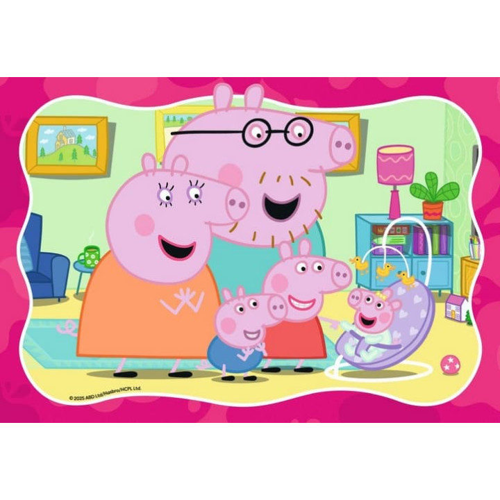 Puzzle Prasátko Peppa 2x24 dílků